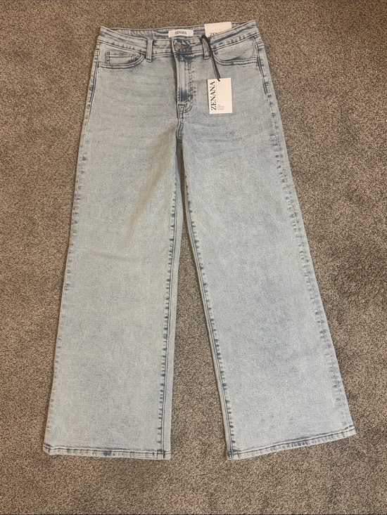 Zenana Outfitters Denim - Zenana Outfitters Light Blue Wide Leg Jeans